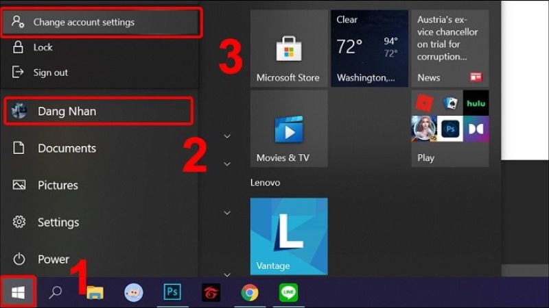 Cách đặt mật khẩu máy tính Windows 8 + 8.1 