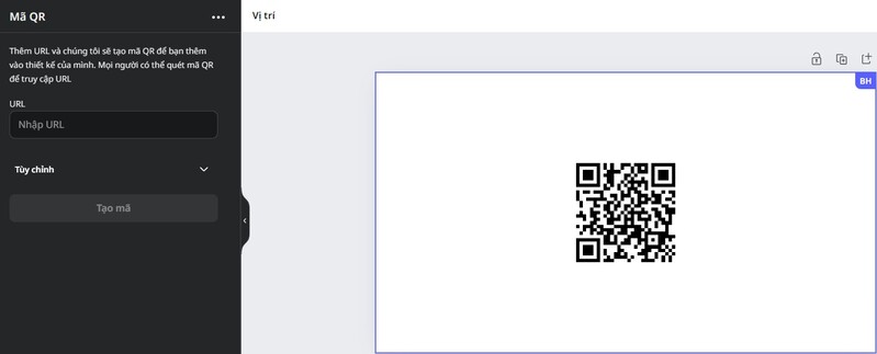 Cách tạo mã QR bằng Canva