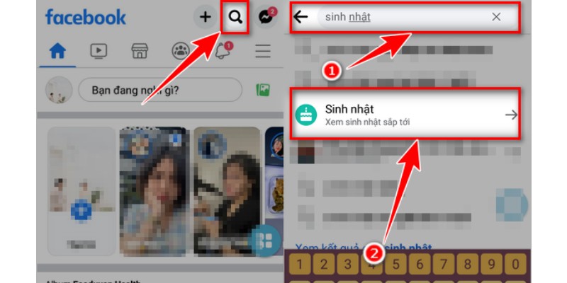 Cách xem sinh nhật bạn bè trên Fb đơn giản